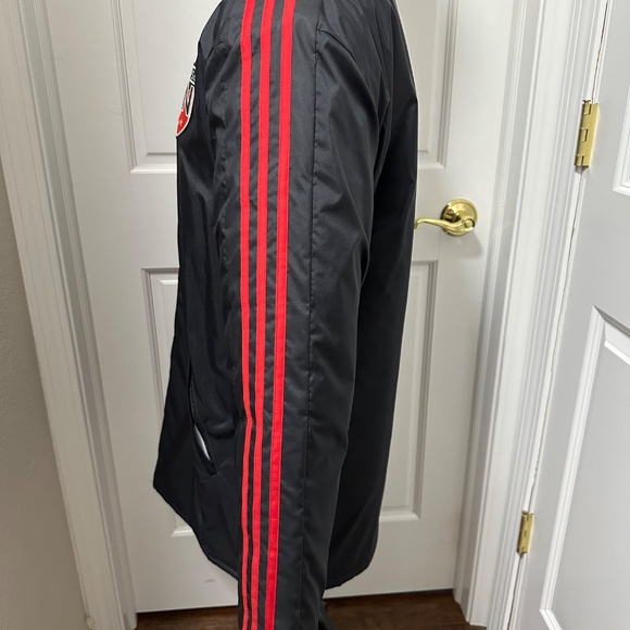 Adidas Long Stadium Sports Soccer Winter Coat Jacket Black Unisex X-Small - Picture 4 of 16